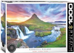 EUROGRAPHICS CASSE-TÊTE 1000 PIÈCES -  MONTAGNE KIRKJUFELL - ISLANDE (HDR PHOTOGRAPHY)
